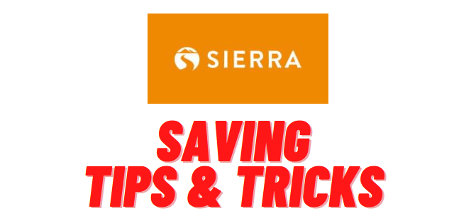 Sierra Coupon Codes saving tips and tricks